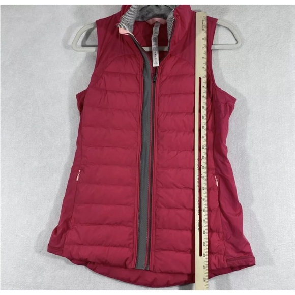 Lululemon fluffed up Hot Pink Puffer Vest size 6 - Picture 8 of 11